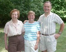 Elaine Stuart, Jessy Palumbo and Harry Stuart